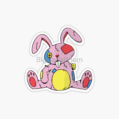 Rustic Rabbit Sticker