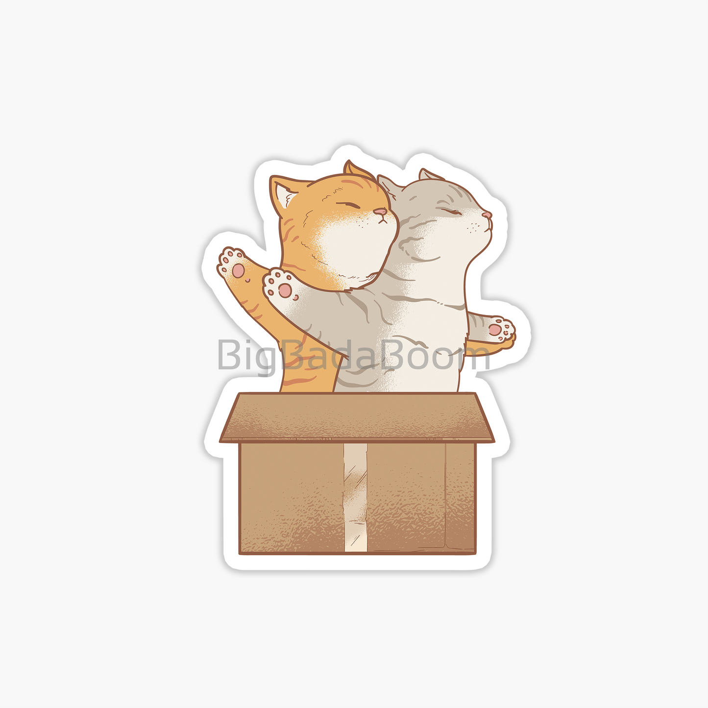 Titanic Cats Sticker