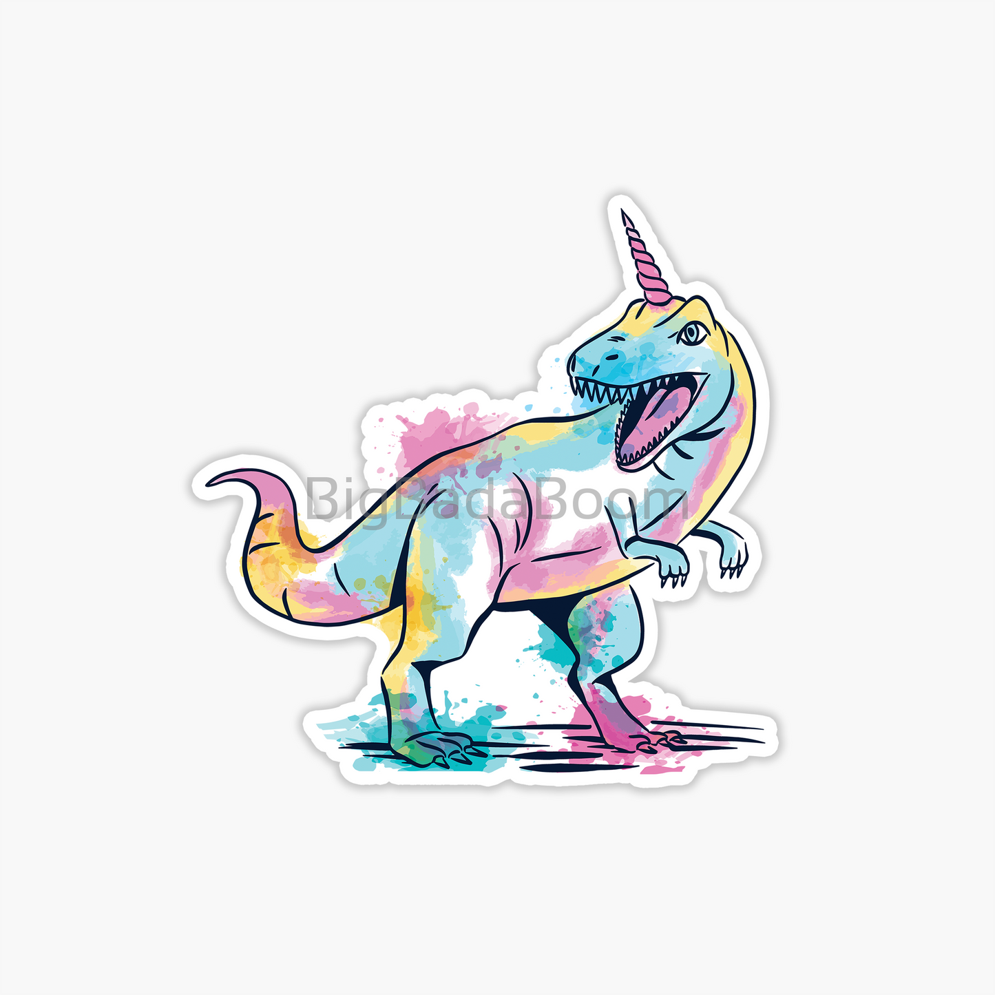 Unicorn Dinosaur Sticker