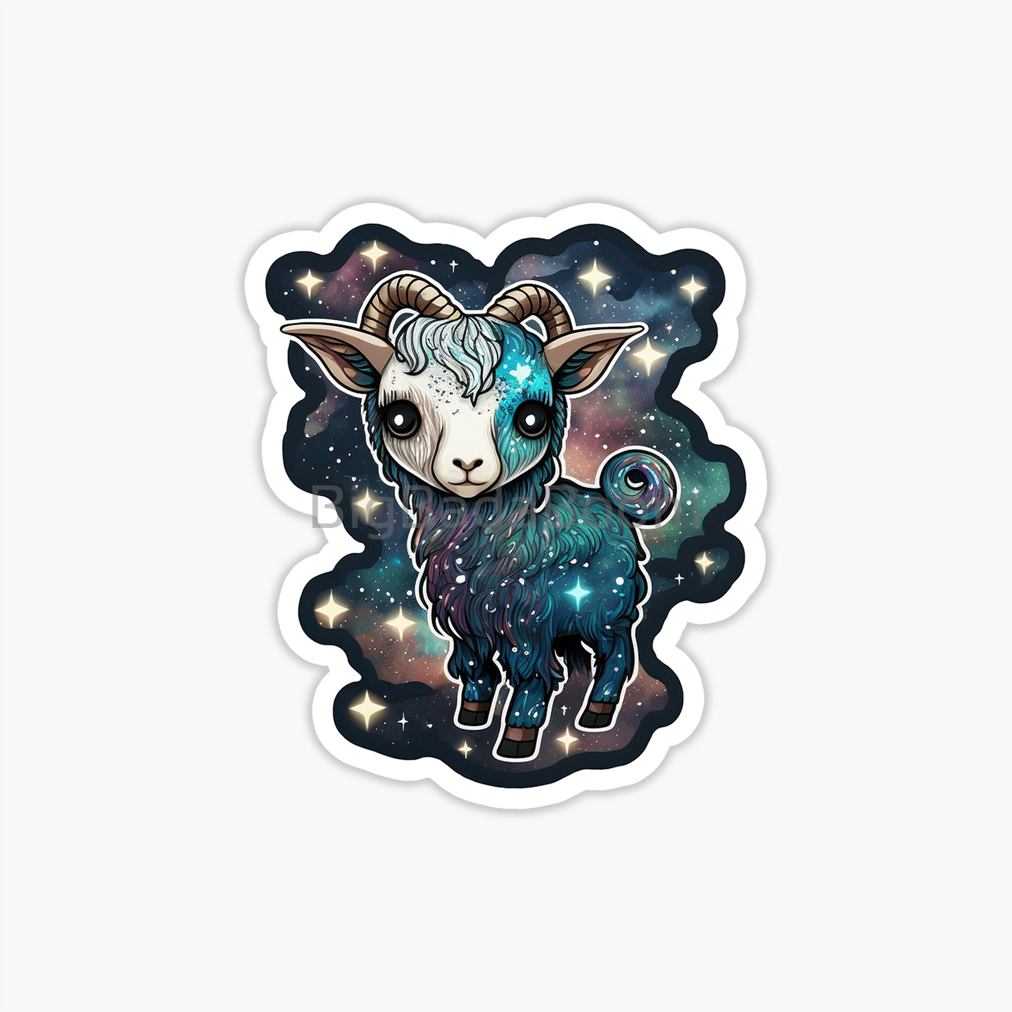 Universe Goat Sticker