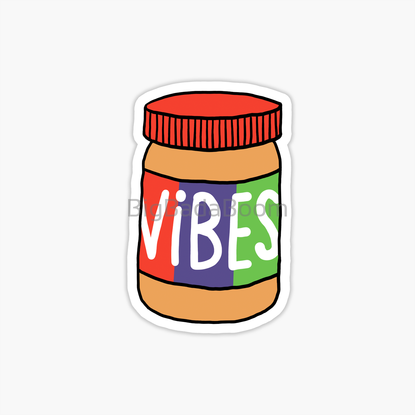 Vibes Peanut Butter Sticker