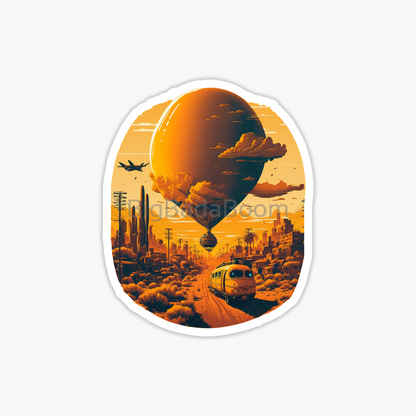 Vintage Apocalypse Sticker