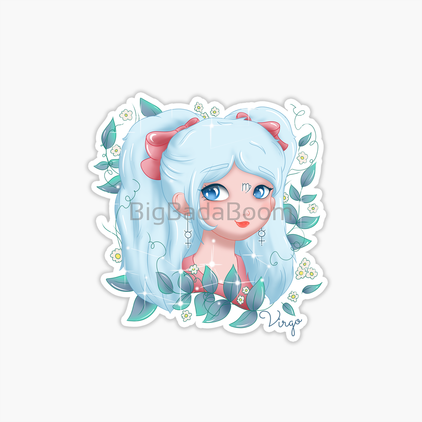 Virgo Zodiac Sticker