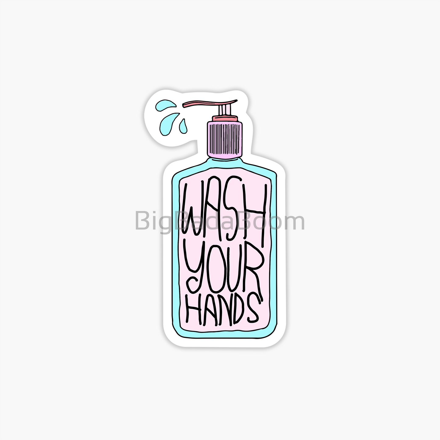 Wash Your Hands Sticker