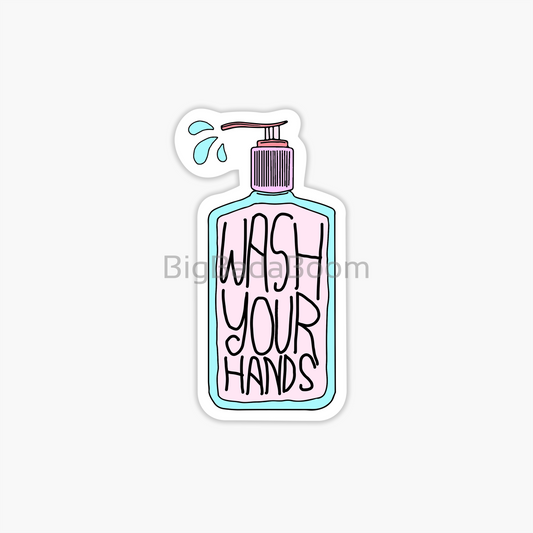 Wash Your Hands Sticker