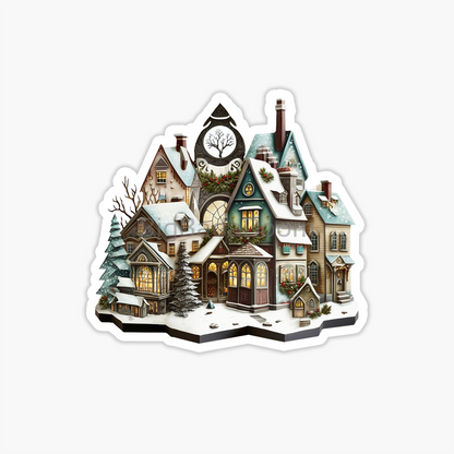 Winter Village Sticker