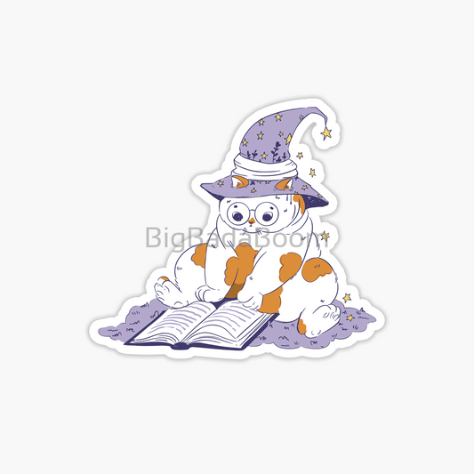 Witch Cat Sticker