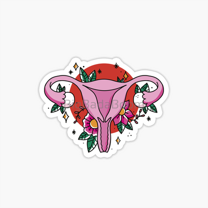 Woman Uterus Sticker