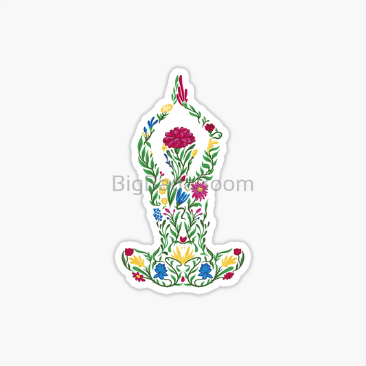 Yoga Pose Sticker