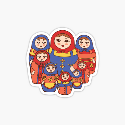 Zagorskaya Matryoshka Sticker