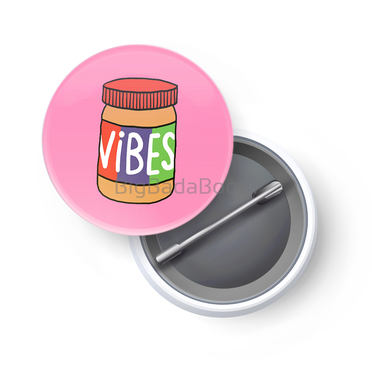 Vibes Peanut Butter Pin